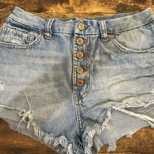 Rewash brand distressed jean short
